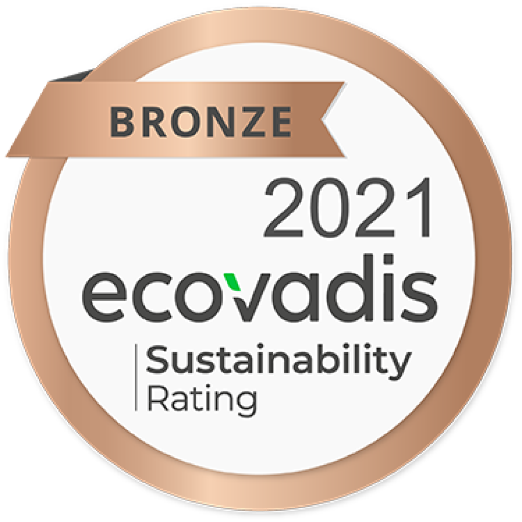 Bronze-Medaillen-Gewinner beim Ecovadis-Nachhaltigkeitstest